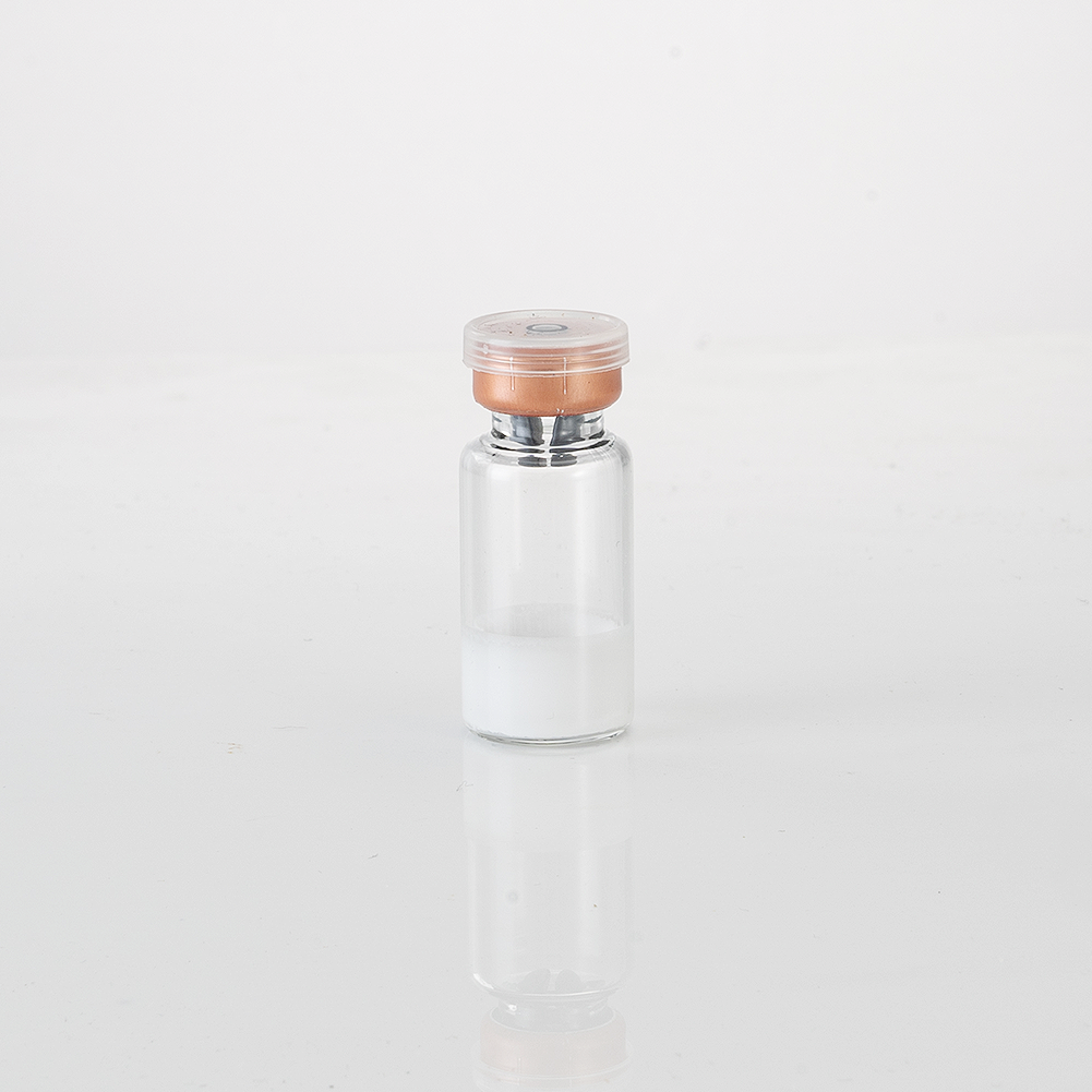 Transparent soft rubber rose gold lid botulinum toxin 3ml